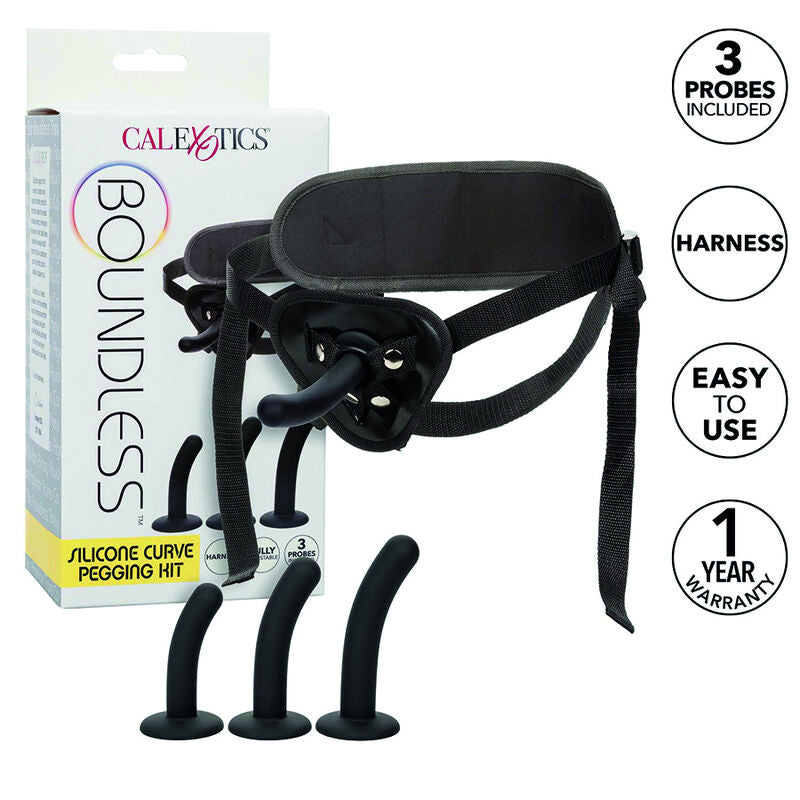 CALEXOTICS - BOUNDLESS SILICONE CURVE PEGGING KIT - My naughty haven #