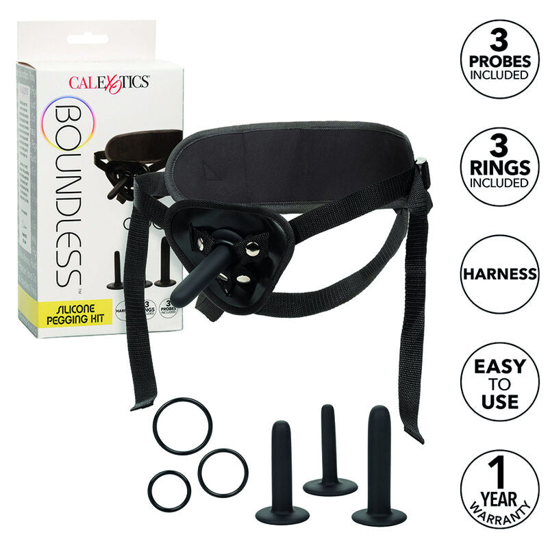 CALEXOTICS - BOUNDLESS SILICONE PEGGING KIT - My naughty haven #