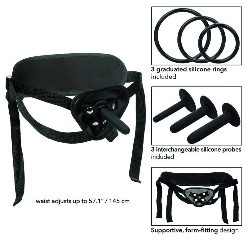 CALEXOTICS - BOUNDLESS SILICONE PEGGING KIT - My naughty haven #