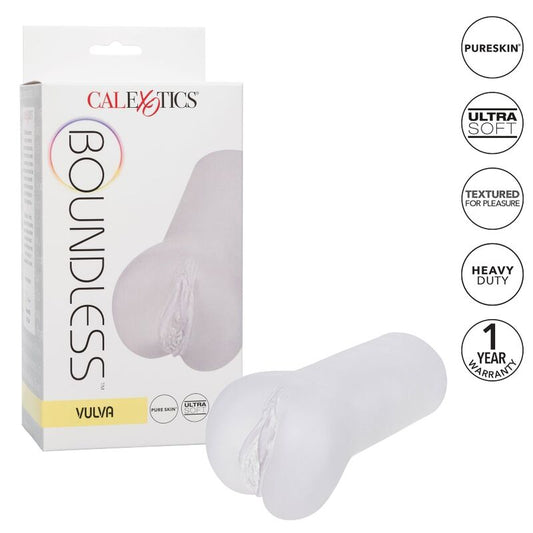 CALEXOTICS - BOUNDLESS VULVA STROKER TRANSPARENT - My naughty haven #