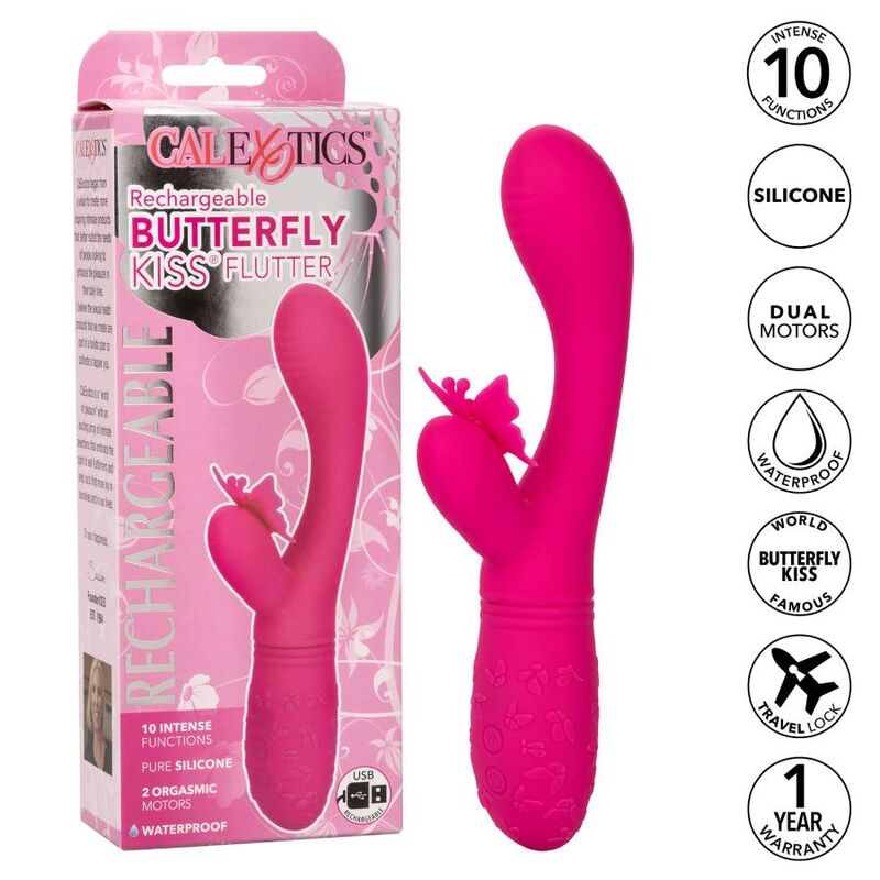 CALEXOTICS - BUTTERFLY KISS FLUTTER PINK - My naughty haven #