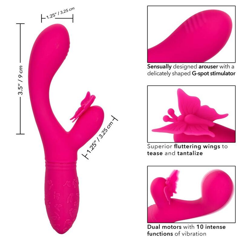 CALEXOTICS - BUTTERFLY KISS FLUTTER PINK - My naughty haven #