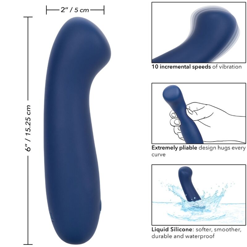CALEXOTICS - CASHMERE SATIN G BLUE - My naughty haven #