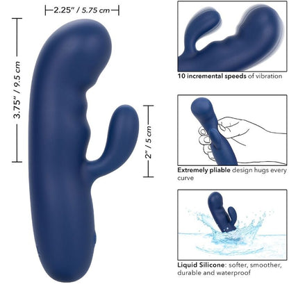 CALEXOTICS - CASHMERE SILK DUO BLUE - My naughty haven #