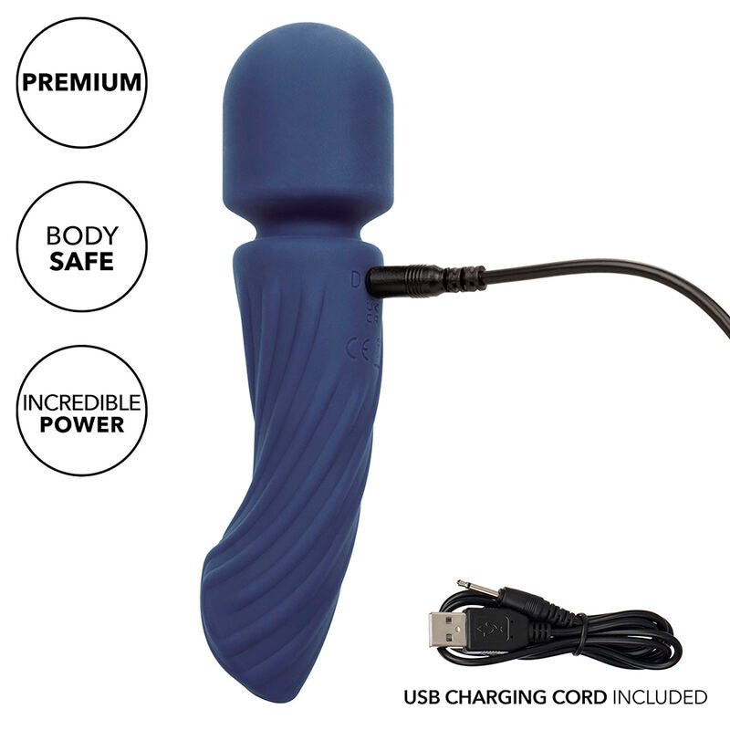 CALEXOTICS - CHARISMA ALLURE MASSAGER DUAL MOTORS 12 FUNCTIONS 17.25 CM X 4.5 CM PURPLE - My naughty haven #