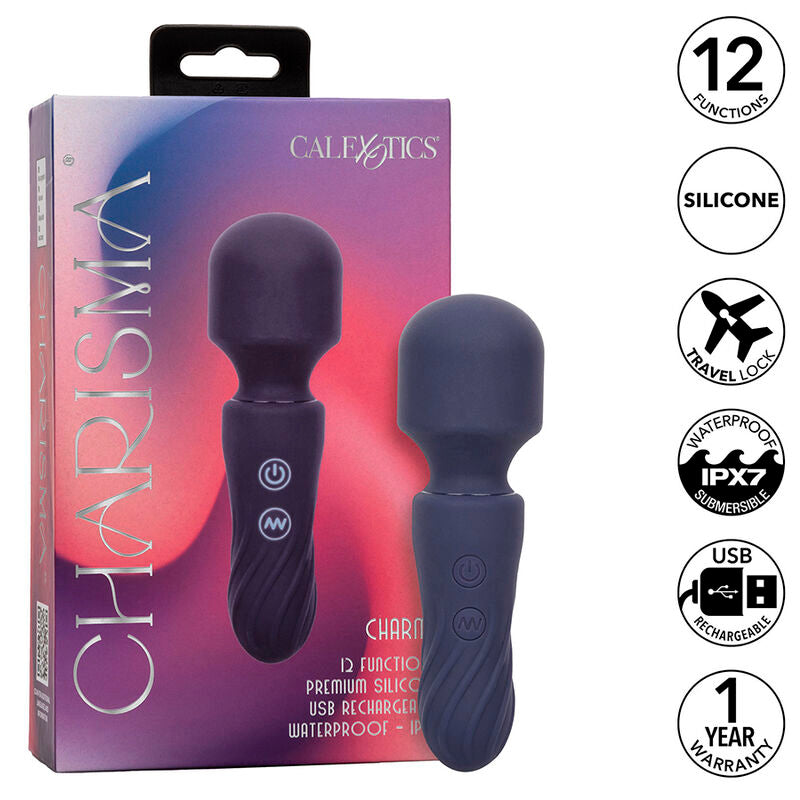 CALEXOTICS - CHARISMA CHARM MASSAGER 12 FUNCTIONS PURPLE - My naughty haven #