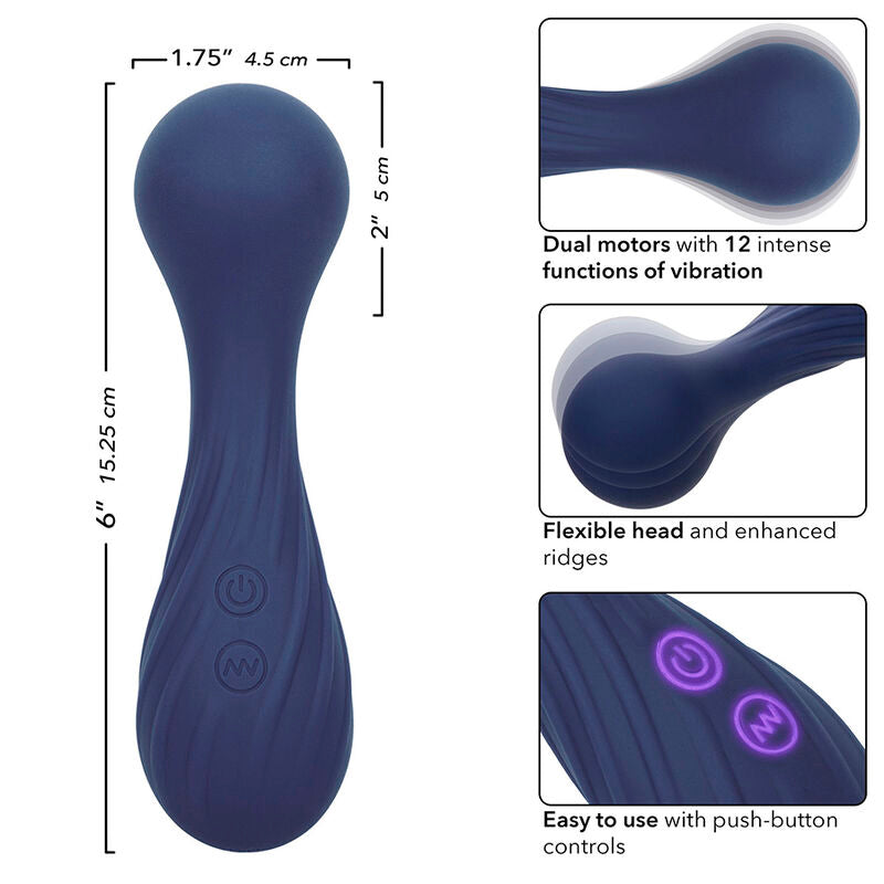 CALEXOTICS - CHARISMA TEMPTATION MASSAGER 12 FUNCTIONS PURPLE - My naughty haven #