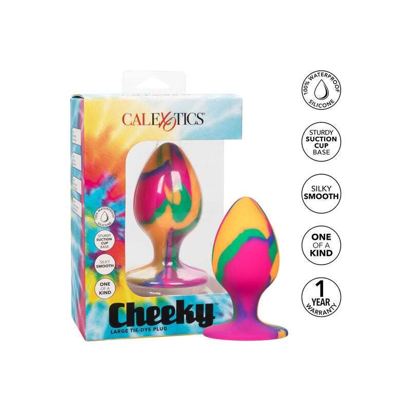 CALEXOTICS - CHEEKY LARGE TIE-DYE PLUG ANAL - My naughty haven #