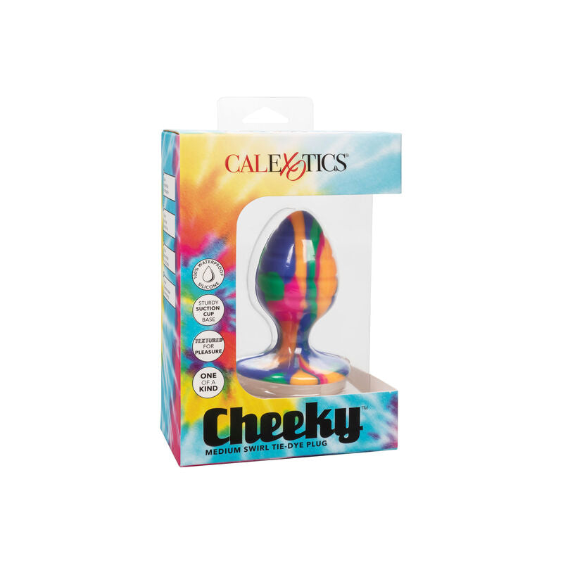 CALEXOTICS - CHEEKY MEDIUM SWIRL ANAL PLUG - My naughty haven #