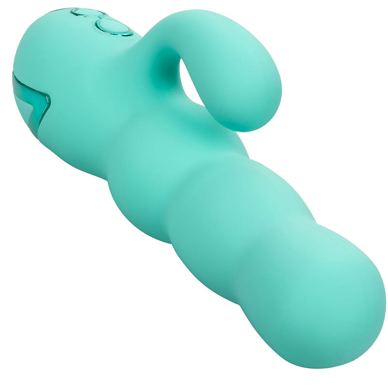 CALEXOTICS - DEL MAR DIVA VIBRATOR RABBIR AQUA GREEN BY CALIFORNIA DREAMING - My naughty haven #