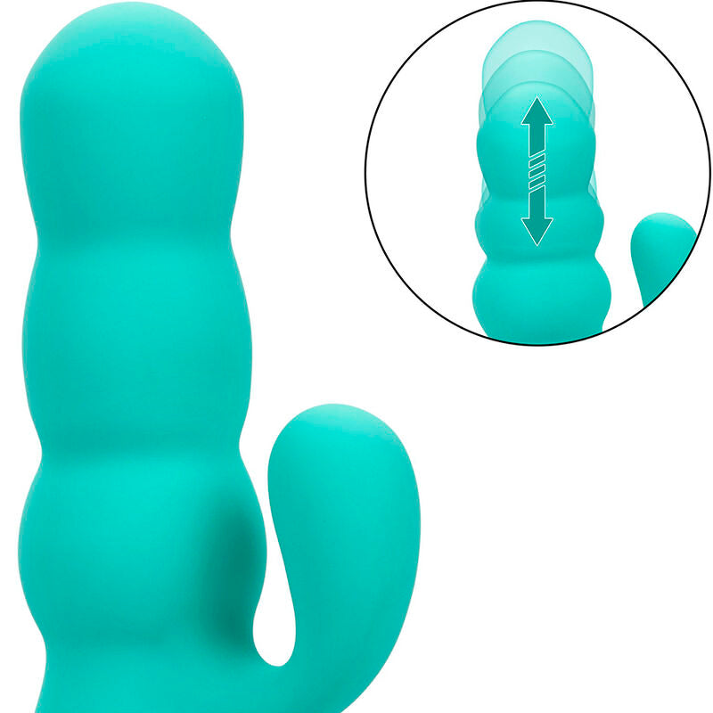 CALEXOTICS - DEL MAR DIVA VIBRATOR RABBIR AQUA GREEN BY CALIFORNIA DREAMING - My naughty haven #