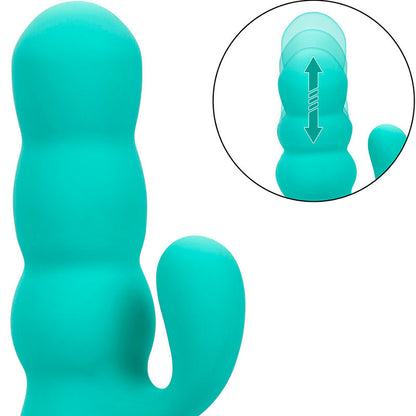 CALEXOTICS - DEL MAR DIVA VIBRATOR RABBIR AQUA GREEN BY CALIFORNIA DREAMING - My naughty haven #