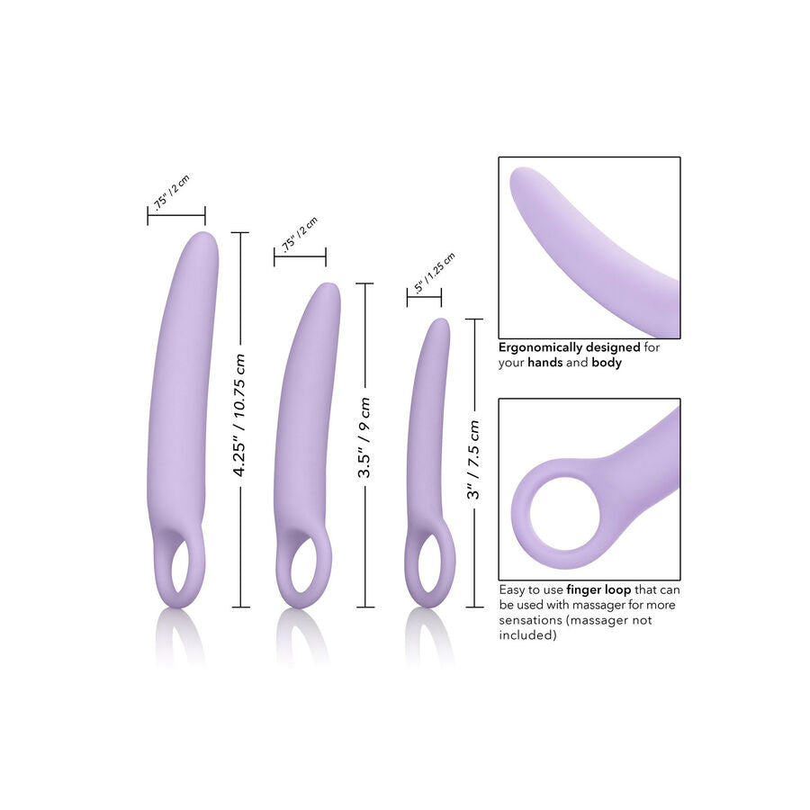 CALEXOTICS - DR LAURA BERMAN ALENA SET OF 3 SILICONE DILATORS - My naughty haven #