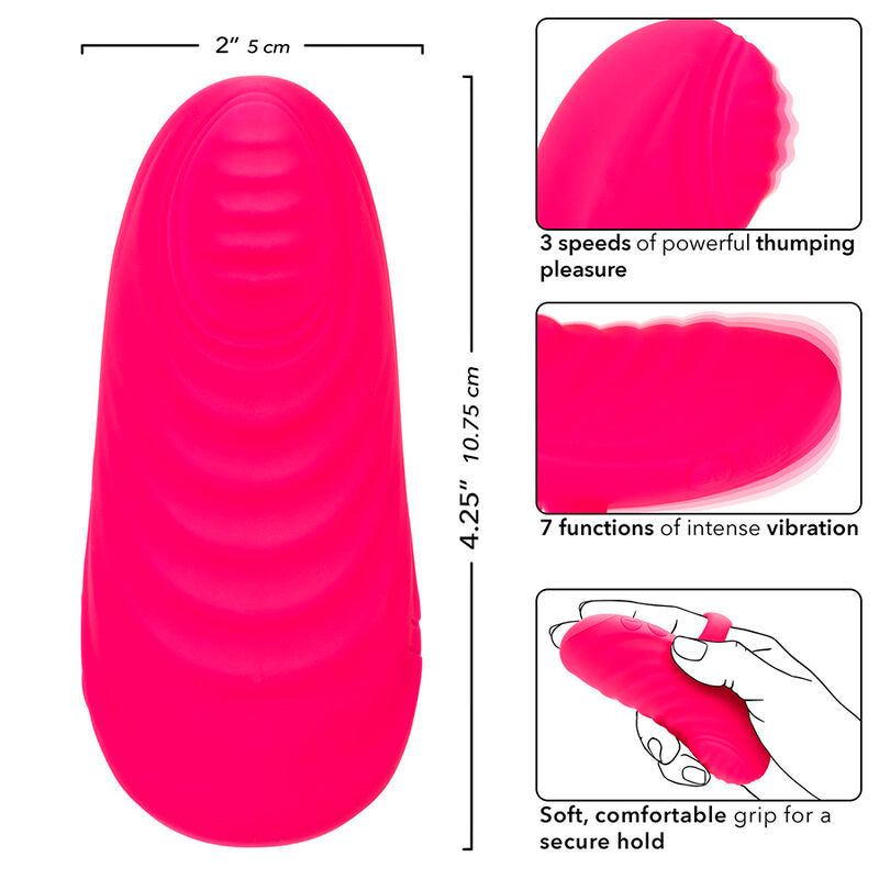 CALEXOTICS - ENVY HANDHELD ROLLING BALL MASSAGER 7 VIBRATIONS PINK - My naughty haven #