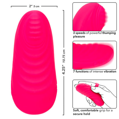 CALEXOTICS - ENVY HANDHELD ROLLING BALL MASSAGER 7 VIBRATIONS PINK - My naughty haven #
