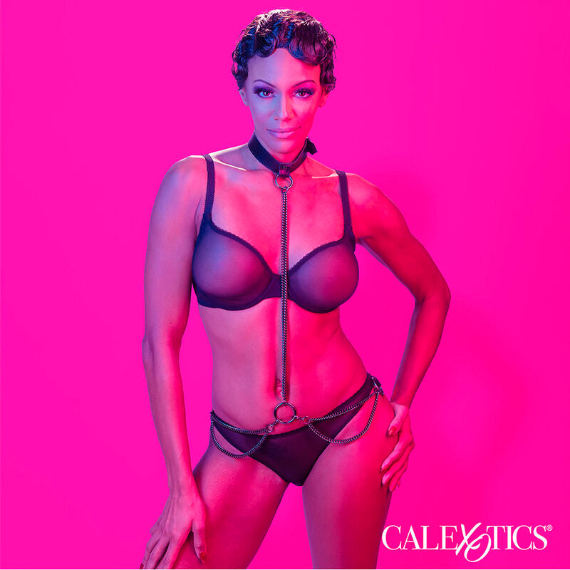 CALEXOTICS - EUPHORIA CHAIN HALTER COLLAR & LEASH - My naughty haven #