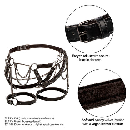CALEXOTICS - EUPHORIA MULTICHAIN THIGH HARNESS PREMIUM PLUS SIZE - My naughty haven #