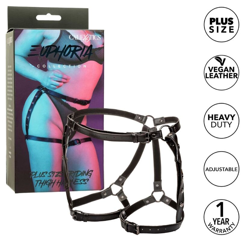 CALEXOTICS - EUPHORIA PLUS SIZE RIDING THIGH HARNESS - My naughty haven #