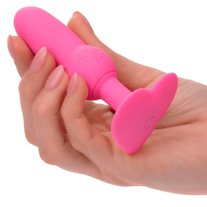 CALEXOTICS - FIRST TIME ANAL PLUG BEADED PROBE 10 VIBRATIONS PINK - My naughty haven #