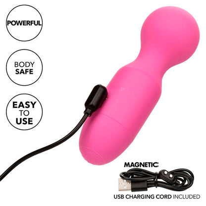 CALEXOTICS - FIRST TIME RECHARGEABLE MASSAGER 10 VIBRATIONS PINK - My naughty haven #