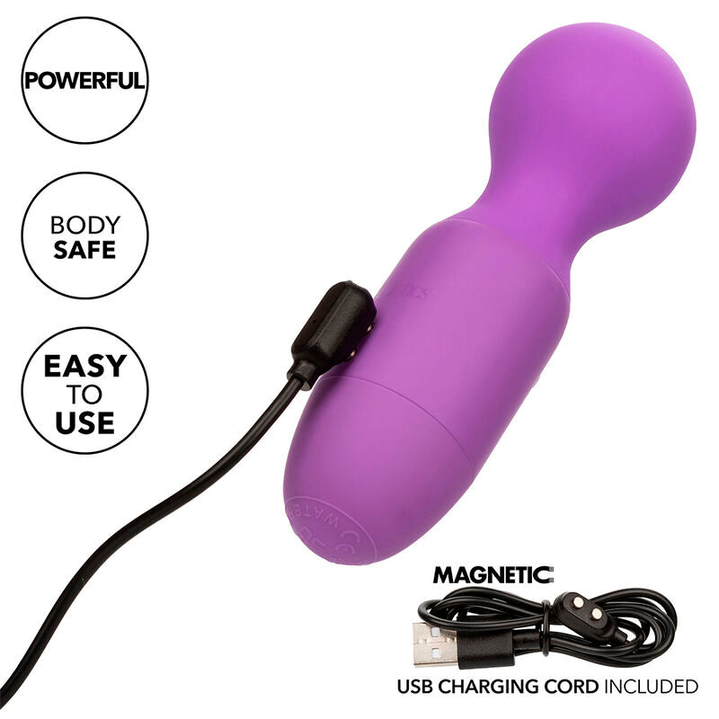 CALEXOTICS - FIRST TIME RECHARGEABLE MASSAGER 10 VIBRATIONS PURPLE - My naughty haven #