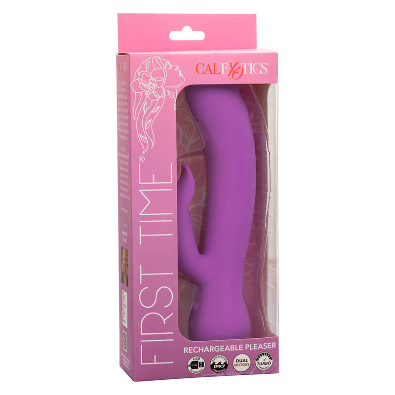 CALEXOTICS - FIRST TIME VIBRATOR PLEASER RECHARGEABLE PURPLE - My naughty haven #