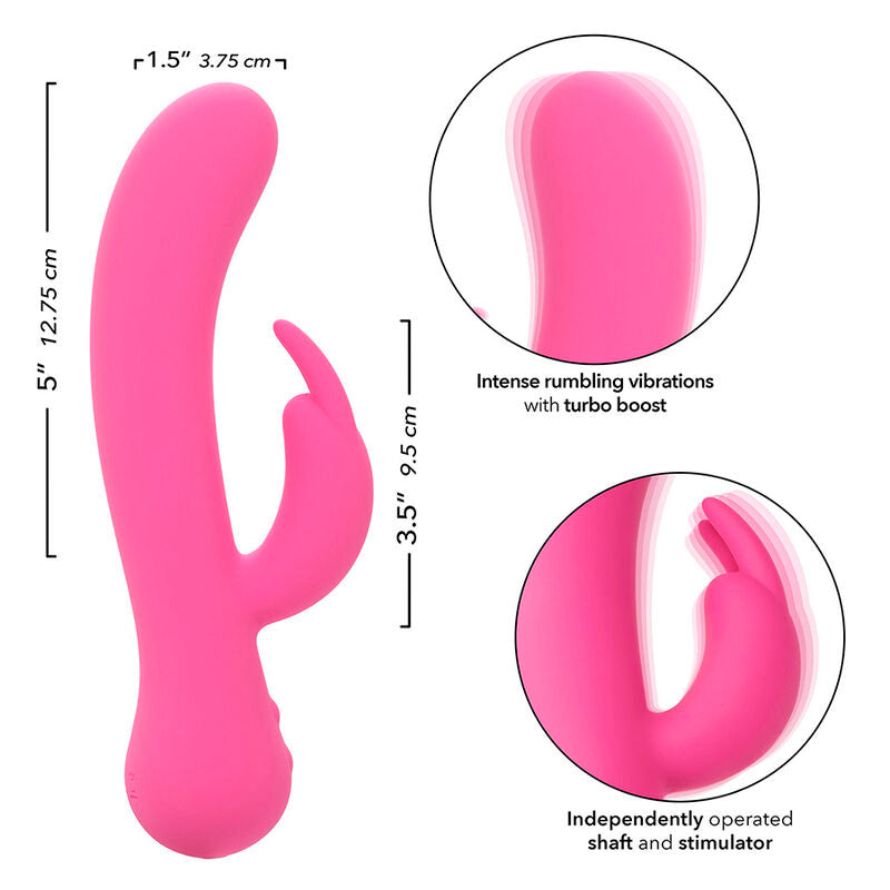 CALEXOTICS - FIRST TIME VIBRATOR RABBIT RECHARGEABLE PINK - My naughty haven #