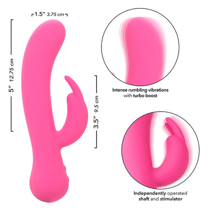 CALEXOTICS - FIRST TIME VIBRATOR RABBIT RECHARGEABLE PINK - My naughty haven #