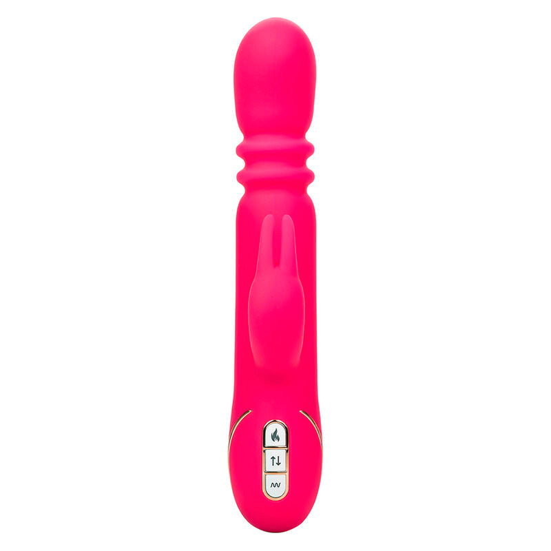 CALEXOTICS - JACK FANTASY TRIPLE HEATED VIBRATOR RABBIT PINK - My naughty haven #