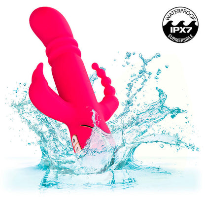 CALEXOTICS - JACK FANTASY TRIPLE HEATED VIBRATOR RABBIT PINK - My naughty haven #