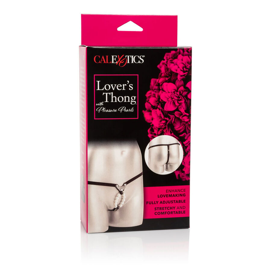 CALEXOTICS - LOVERS THONG W. PLEASURE PEARLS - My naughty haven #