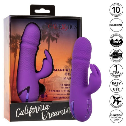 CALEXOTICS - MANHATTAN BEACH MARVEL VIBRATOR RABBIT PURPLE BY CALIFORNIA DREAMING - My naughty haven #