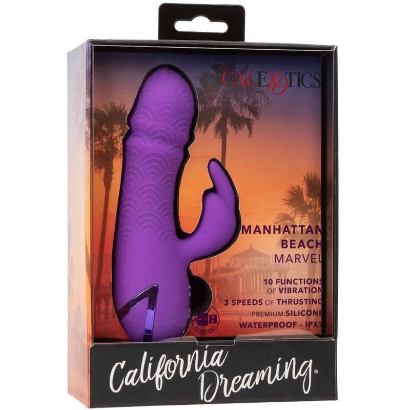 CALEXOTICS - MANHATTAN BEACH MARVEL VIBRATOR RABBIT PURPLE BY CALIFORNIA DREAMING - My naughty haven #