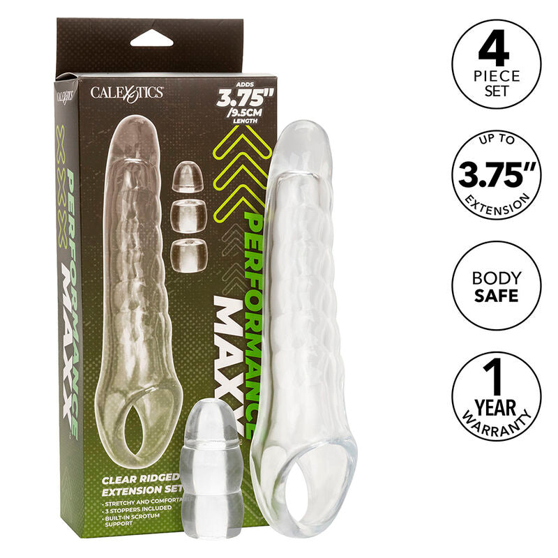CALEXOTICS - MAXX PENIS EXTENDER ADJUSTABLE CLEAR - My naughty haven #