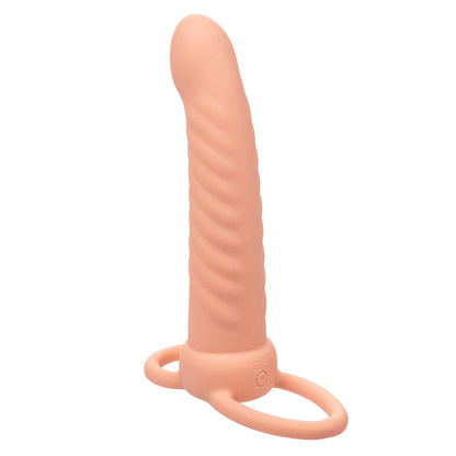 CALEXOTICS - MAXX RIBBED DUAL PENETRATOR 10 VIBRATIONS FLESH - My naughty haven #