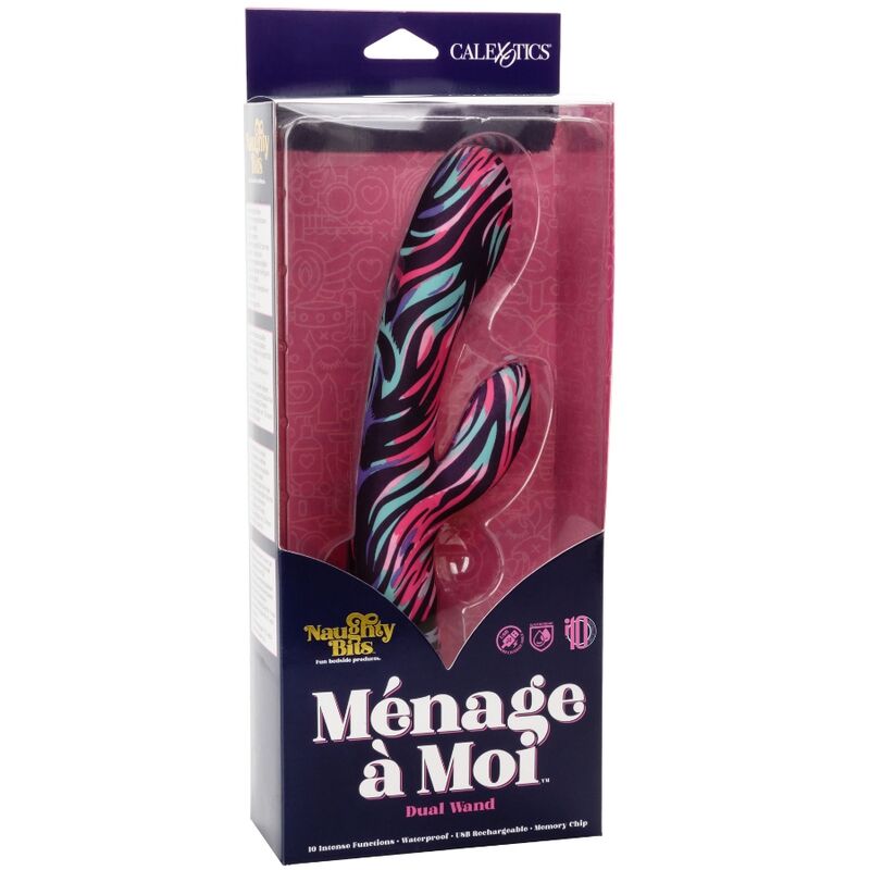 CALEXOTICS - MENAGE A MOI DUAL WAND VIBRATOR - My naughty haven #