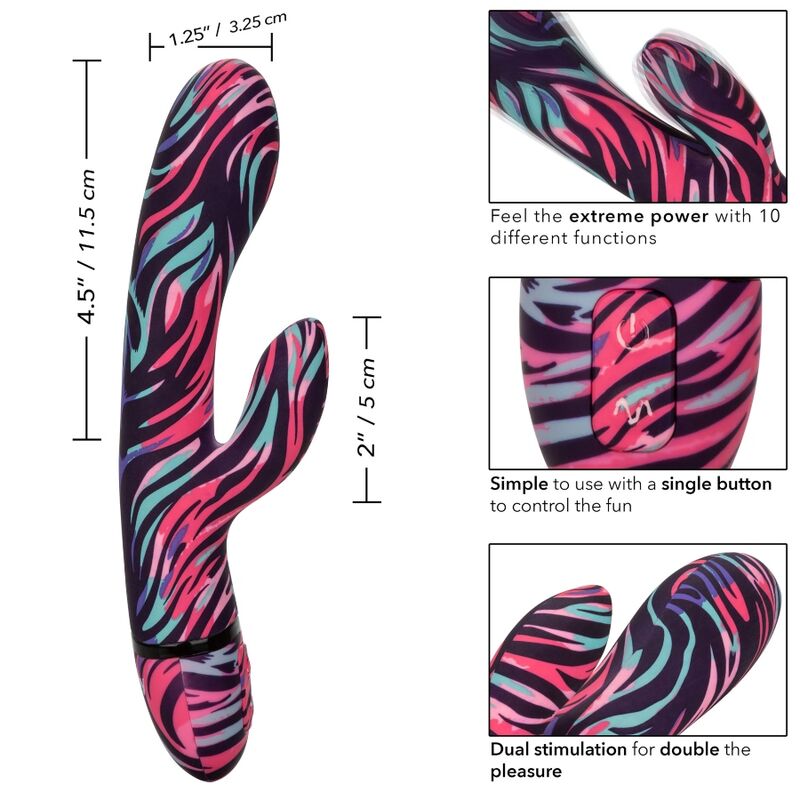 CALEXOTICS - MENAGE A MOI DUAL WAND VIBRATOR - My naughty haven #