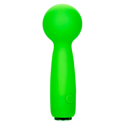 CALEXOTICS - NEON VIBES THE BUBBLY VIBE MINI MASSAGER 10 VIBRATIONS GREEN - My naughty haven #