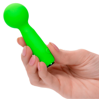 CALEXOTICS - NEON VIBES THE BUBBLY VIBE MINI MASSAGER 10 VIBRATIONS GREEN - My naughty haven #