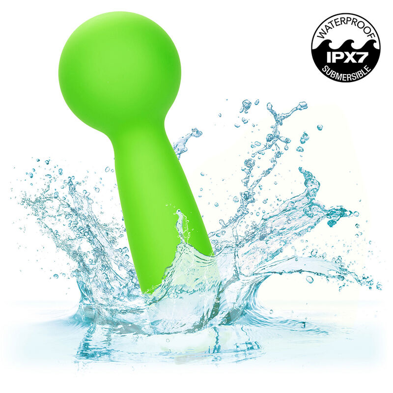 CALEXOTICS - NEON VIBES THE BUBBLY VIBE MINI MASSAGER 10 VIBRATIONS GREEN - My naughty haven #