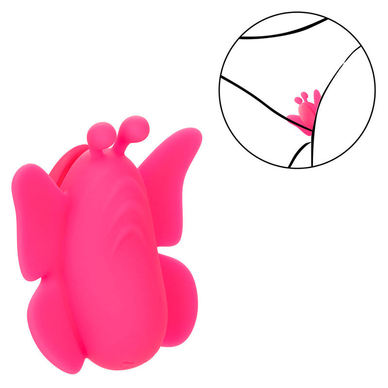 CALEXOTICS - NEON VIBES THE FLUTTER VIBE STIMULATOR 10 VIBRATIONS PINK - My naughty haven #