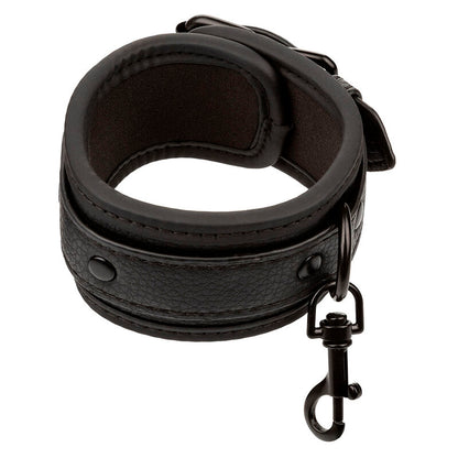 CALEXOTICS - NOCTURNAL ANKLE CUFFS LEATHER ADJUSTABLE BLACK - My naughty haven #