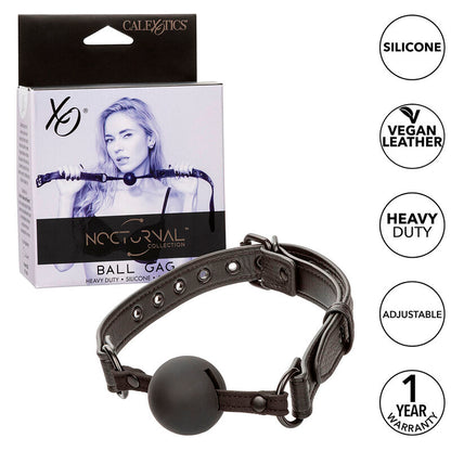 CALEXOTICS - NOCTURNAL BALL GAG SILICONE BLACK - My naughty haven #