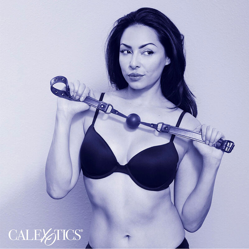 CALEXOTICS - NOCTURNAL BALL GAG SILICONE BLACK - My naughty haven #