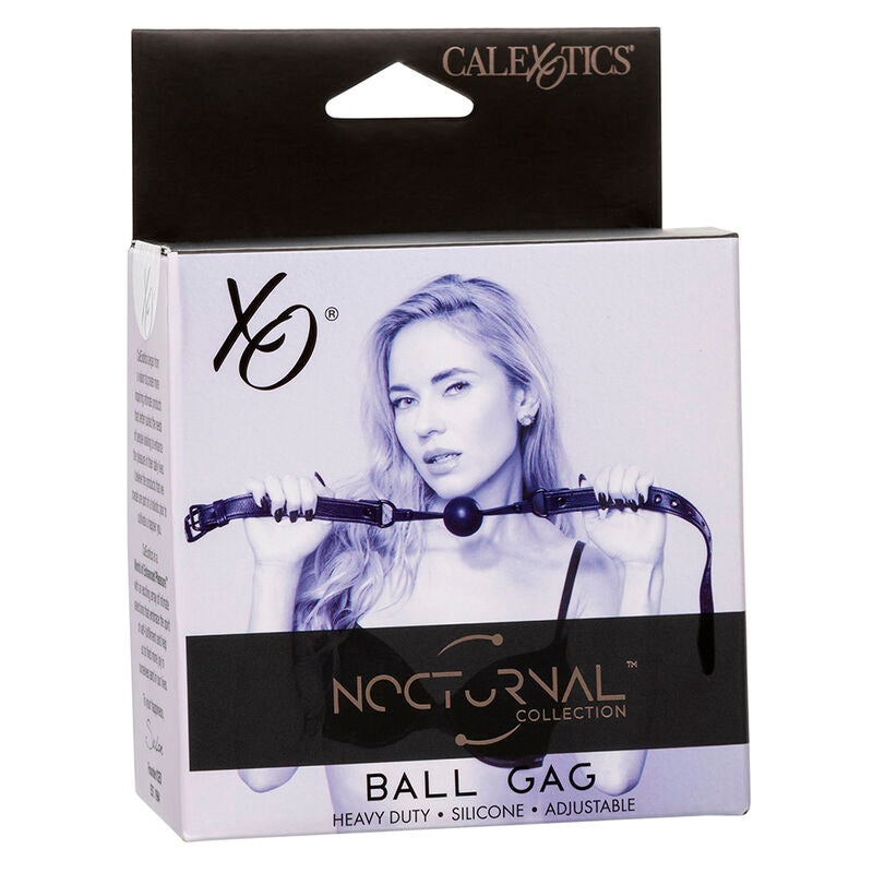 CALEXOTICS - NOCTURNAL BALL GAG SILICONE BLACK - My naughty haven #
