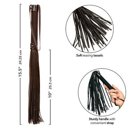 CALEXOTICS - NOCTURNAL FLOGGER LEATHER BLACK - My naughty haven #