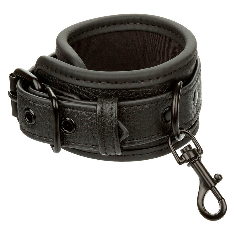 CALEXOTICS - NOCTURNAL LEATHER WRIST CUFFS ADJUSTABLE BLACK - My naughty haven #