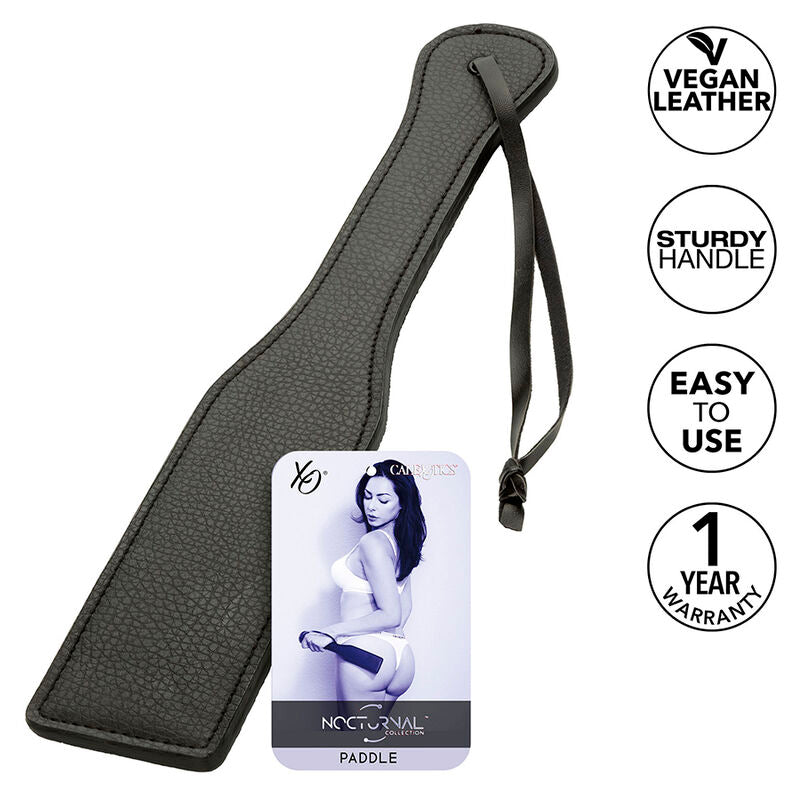 CALEXOTICS - NOCTURNAL PADDLE LEATHER BLACK - My naughty haven #