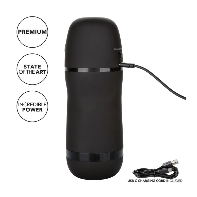 CALEXOTICS - OPTIMUM POWER VIBRATING SUCTION MASTURBATOR - My naughty haven #