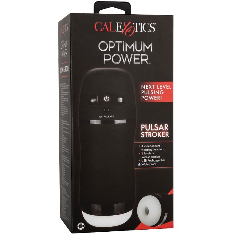 CALEXOTICS - OPTIMUM POWER VIBRATING SUCTION MASTURBATOR - My naughty haven #
